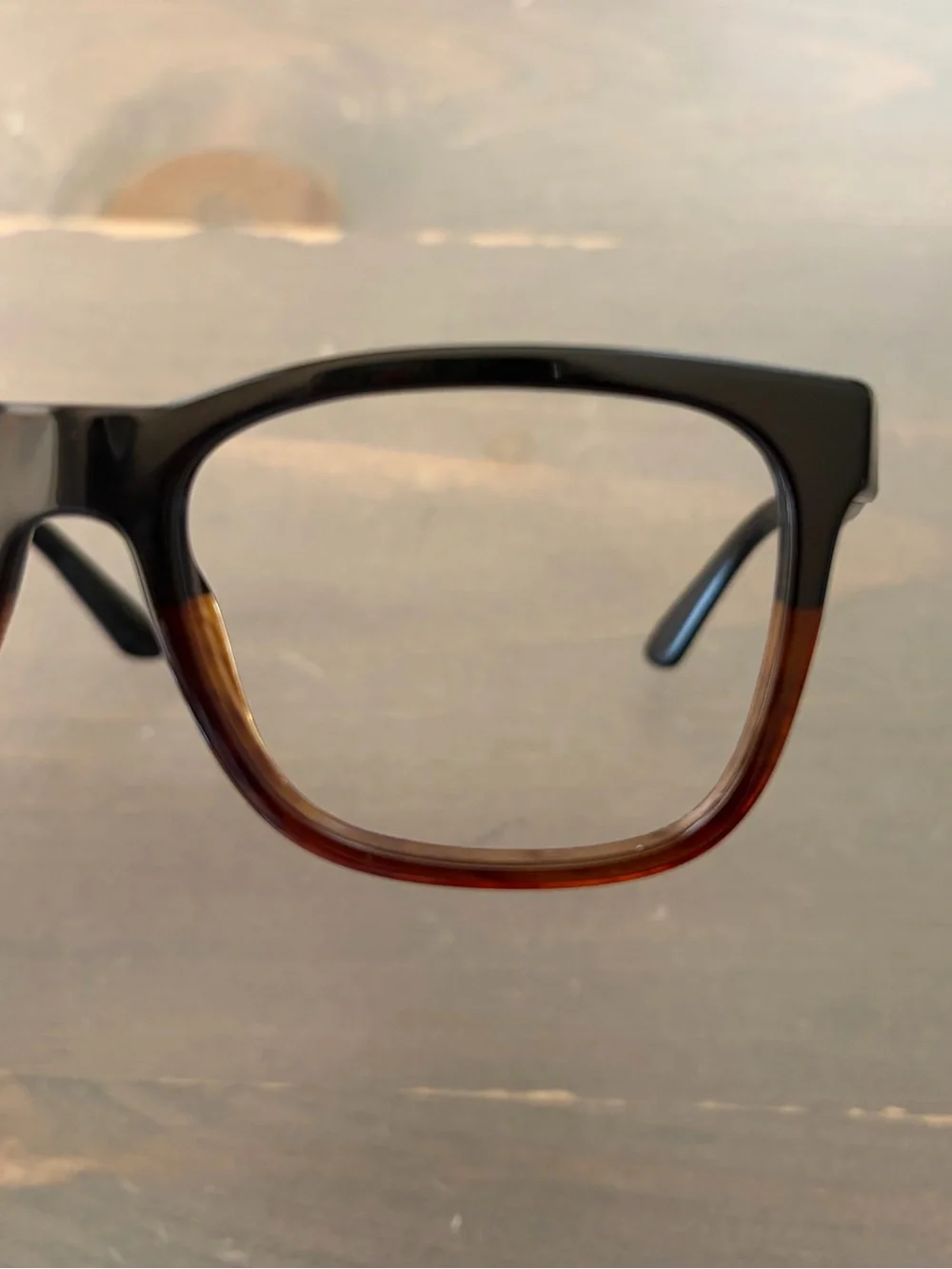 Classic Two-Tone Versace Eyeglass Frames